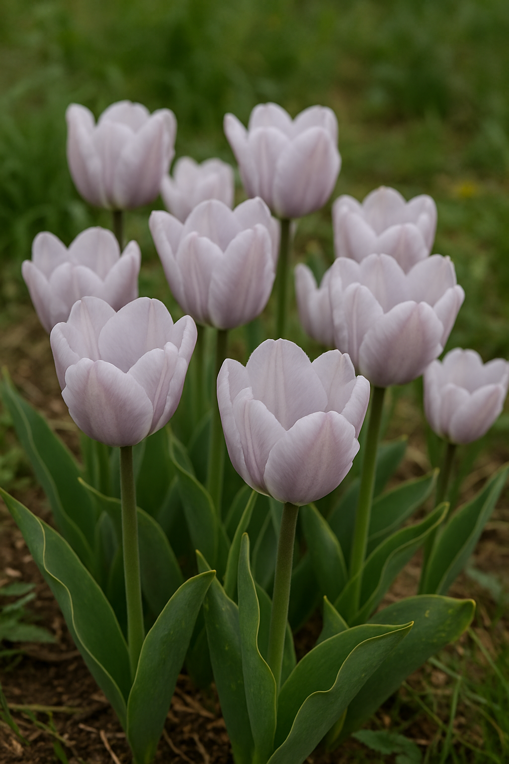 Tulipán Triumph – Silver Cloud – 12/+