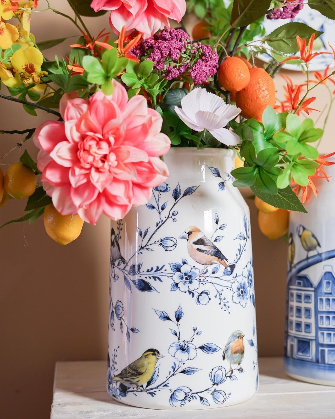 Tejeskanna váza – Forest Birds – 30 cm