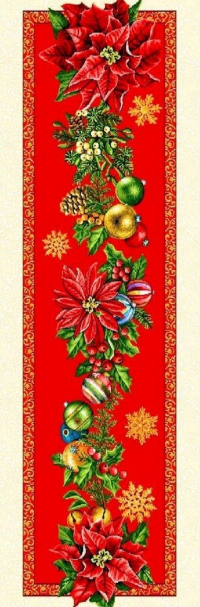 „Yule” Díszterítő – 35 x 95