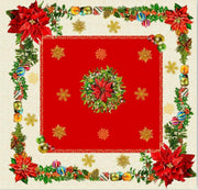 Tablecloth Square 'Yule' - 95 x 95
