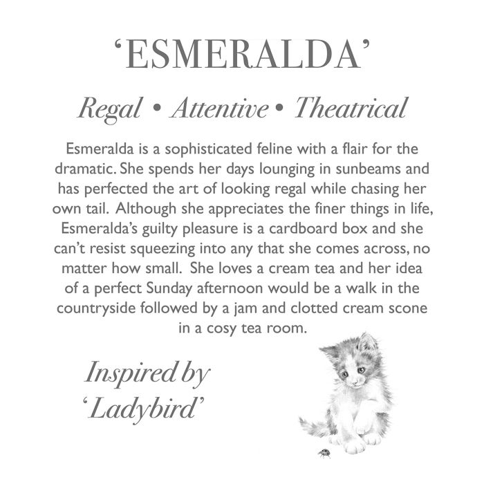 Plüss - Esmeralda - Macska