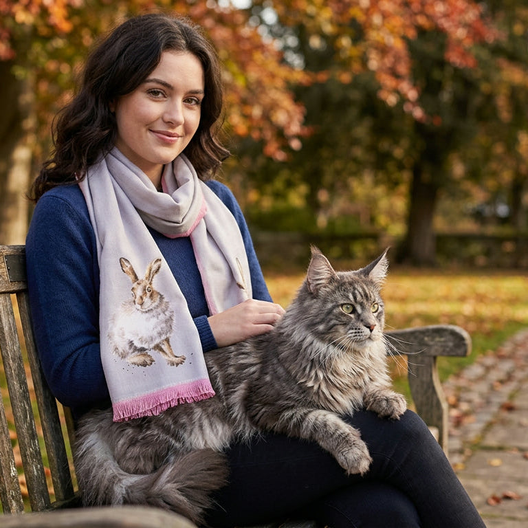 Winter Scarf - Mountain Hare