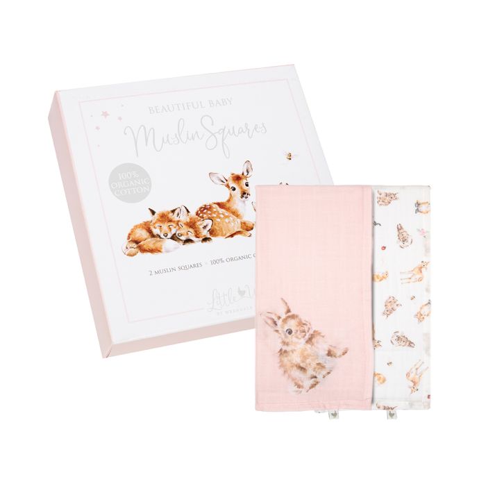 Little Forest - Woodland Animal Muslin Gift Set