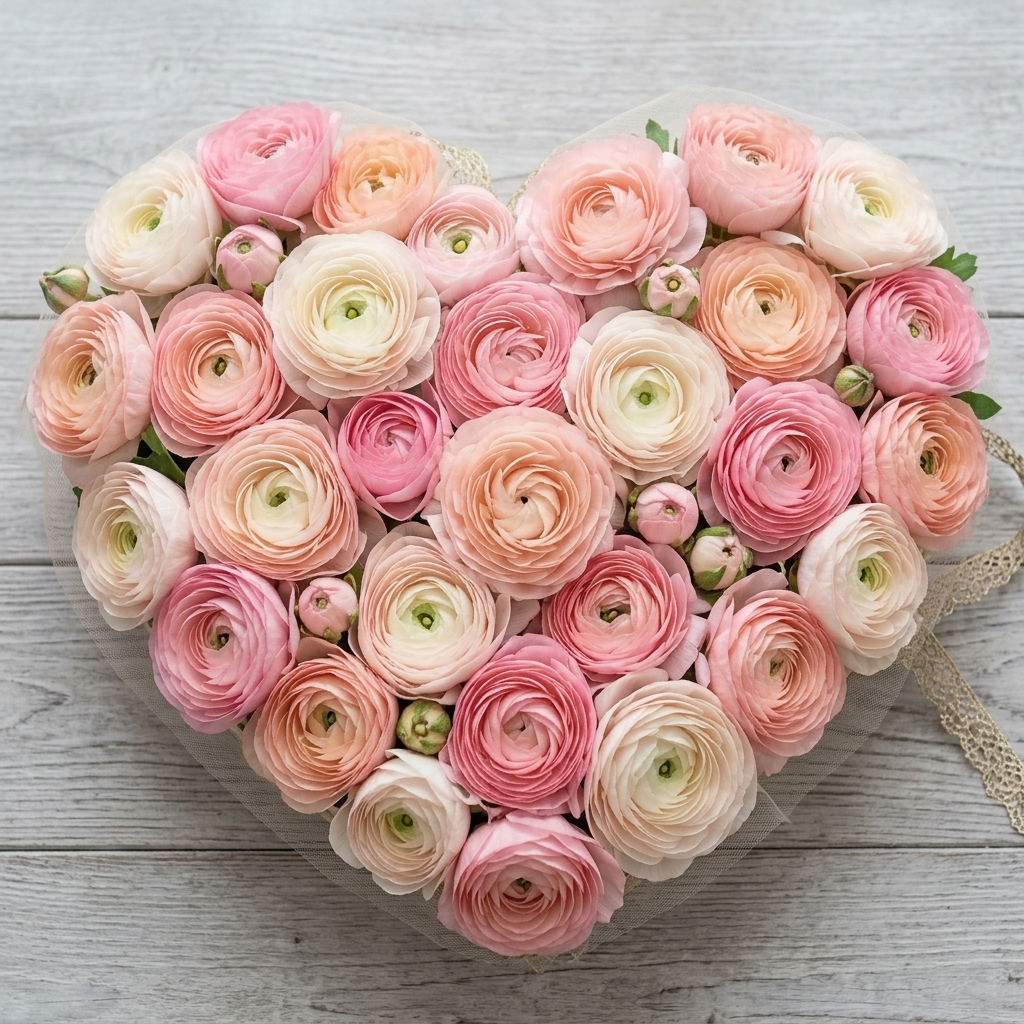 Ranunculus Elegance - Pasztell Mix - 2/3
