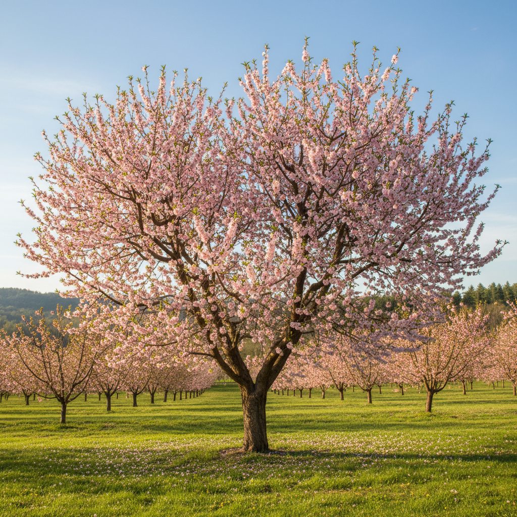 Féltörpe Őszibarackfa - ‘Amsden’