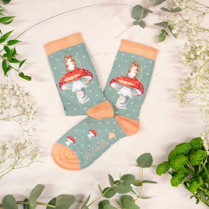 Women's Socks - Mouse - He's a Fungi