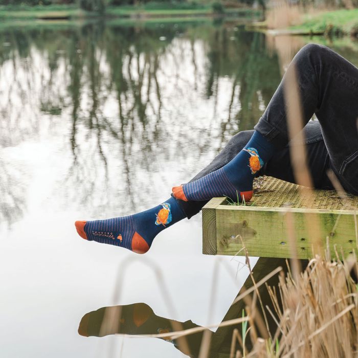 Men's Socks - Kingfisher - The Kingfisher