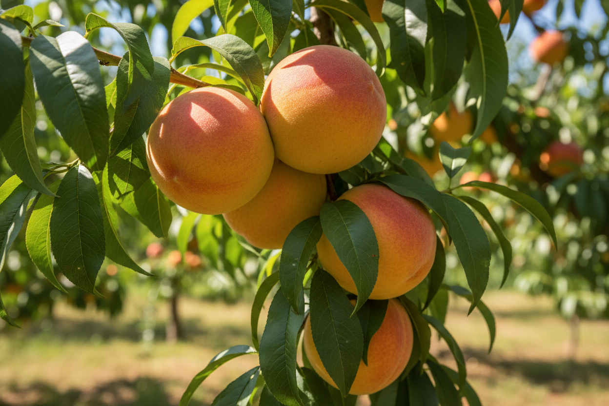 Féltörpe Őszibarackfa - ‘Charles Ingouf’
