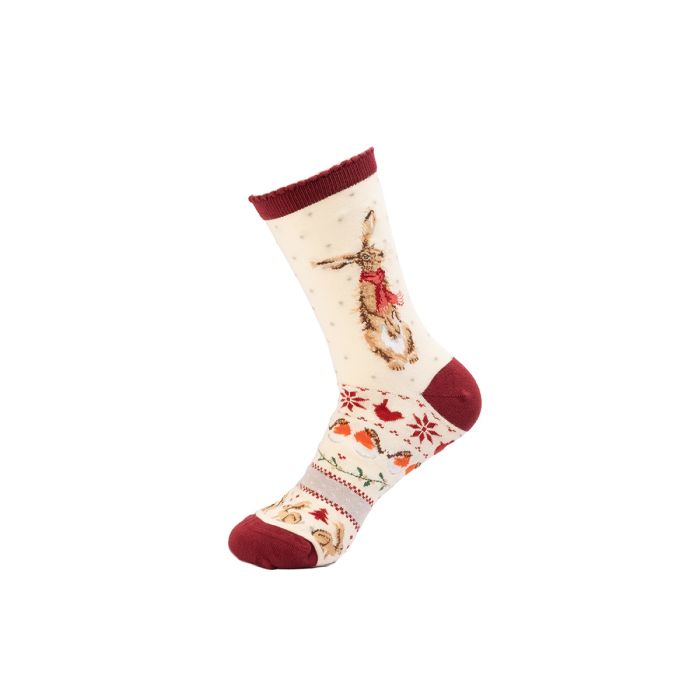Gyerek zokni – Nyuszi – Winter Hare – 27–30-as méret