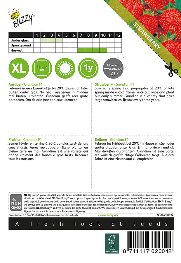 Eper - Grandian F1 - 20 Szem