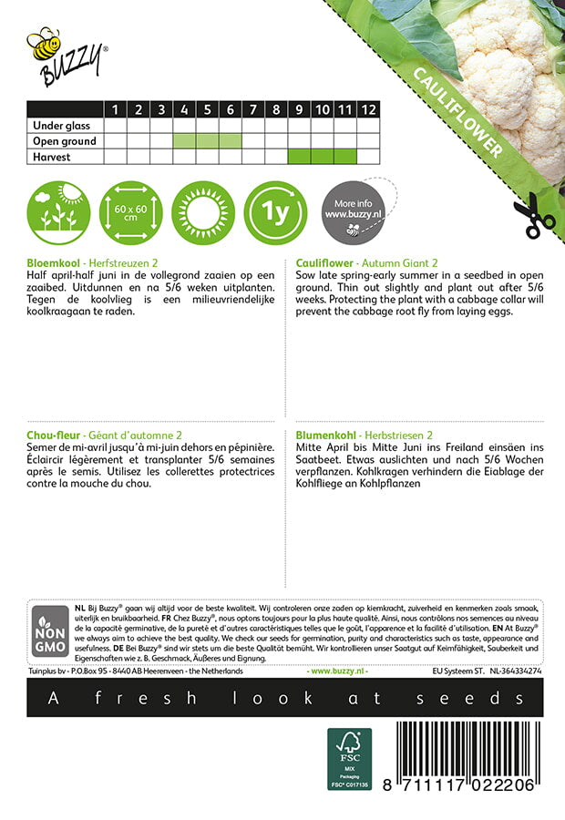 Karfiol - Herfstreuzen 2 - 1g