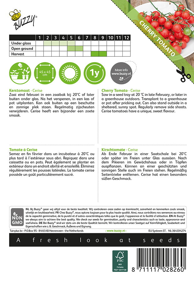 Cherry Tomato - Cerise - 0,2g