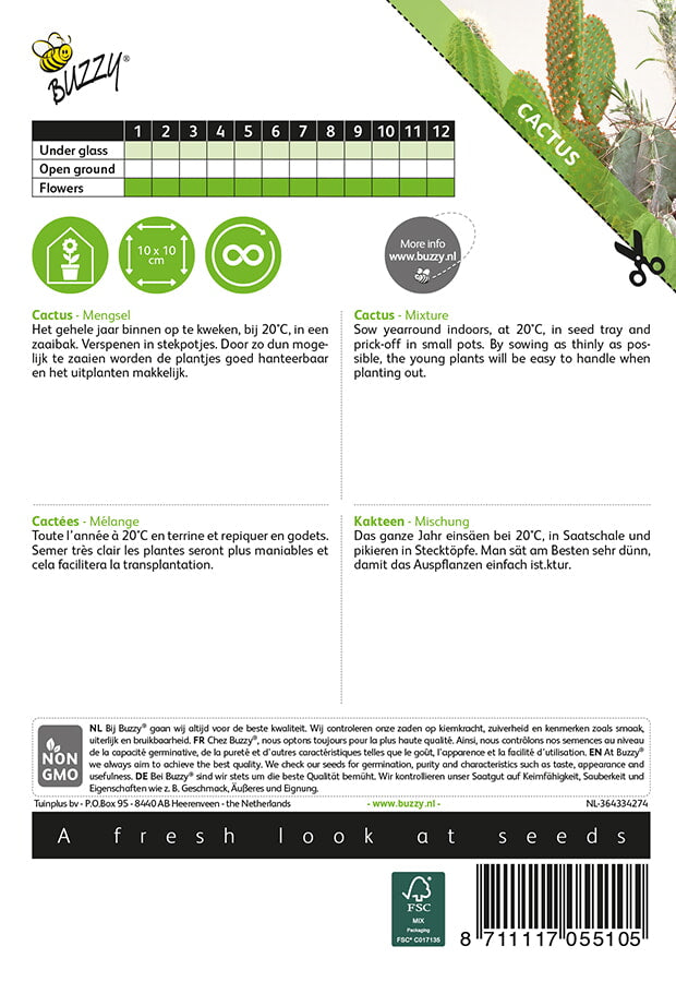 Kaktusz - Keverék - 0,2g