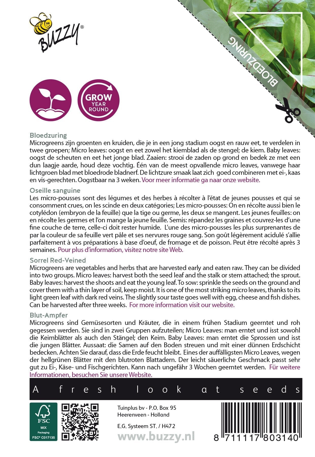 Sorrel Red - Veined - 0,5g