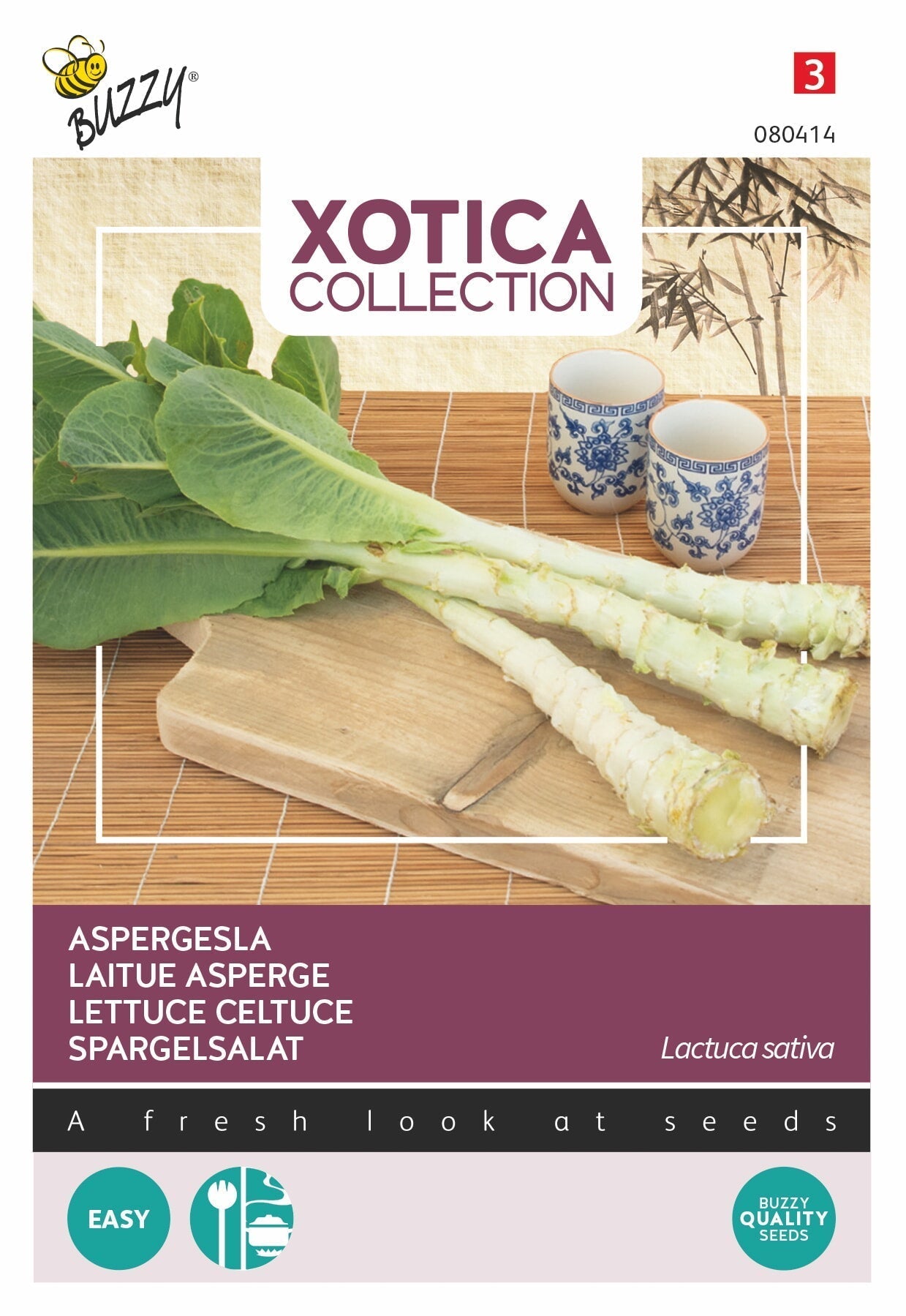 Spárgasaláta - Celtuce - 1g