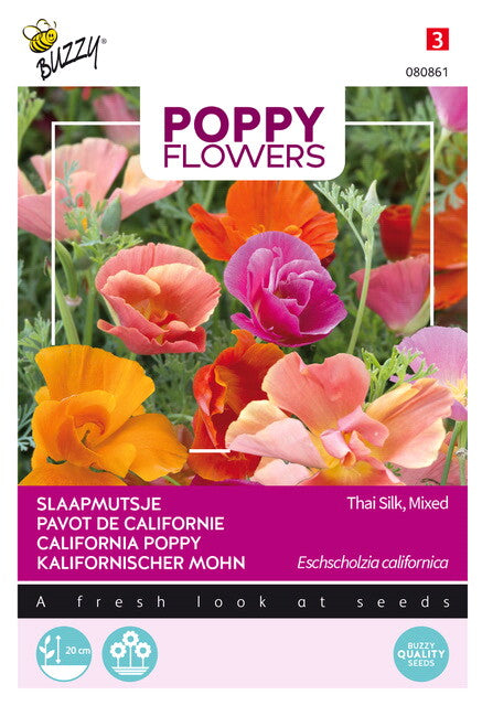 California Poppy - Thai Silk Mixed - 0,1g