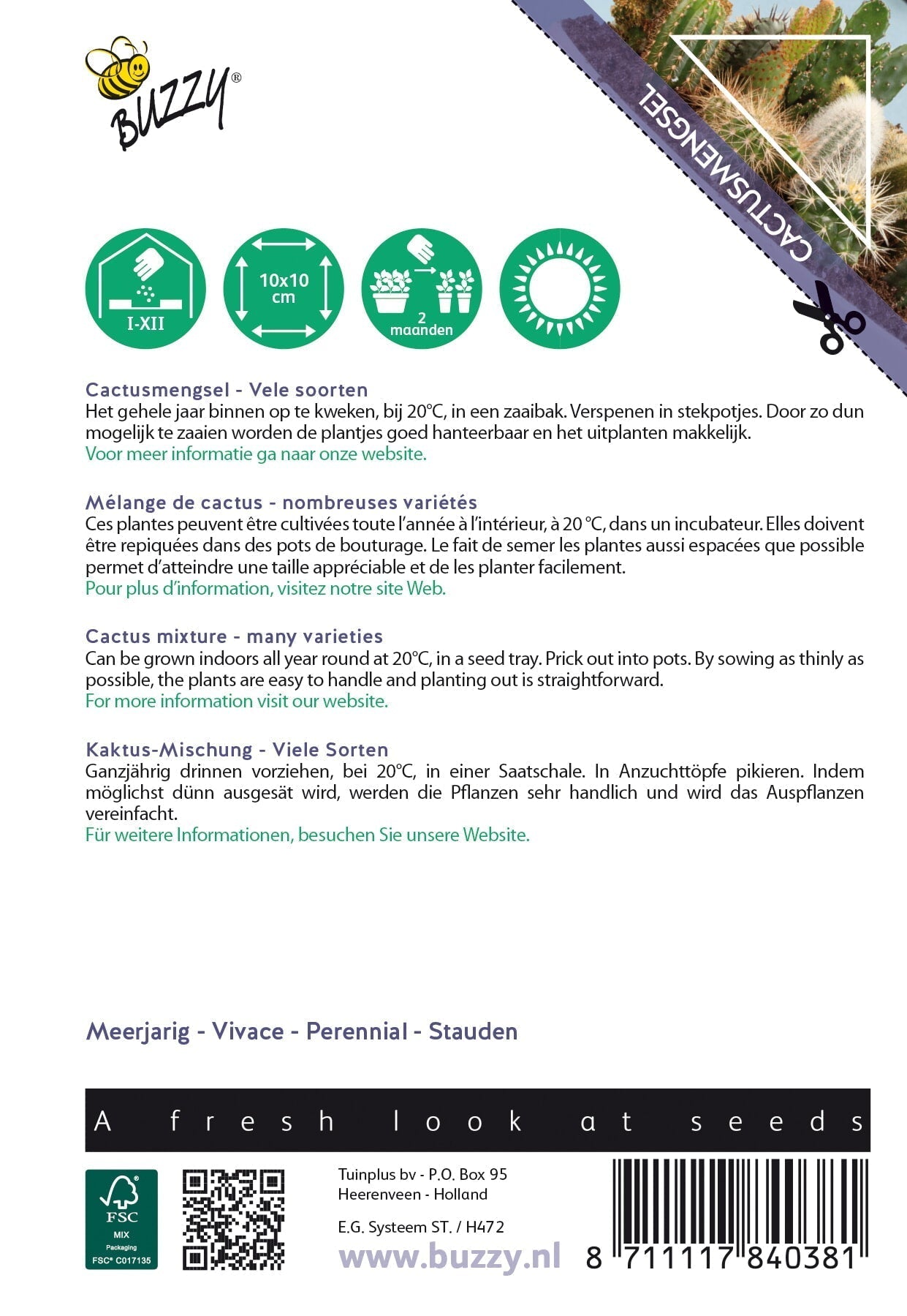 Kaktusz - Keverék - 0,2g