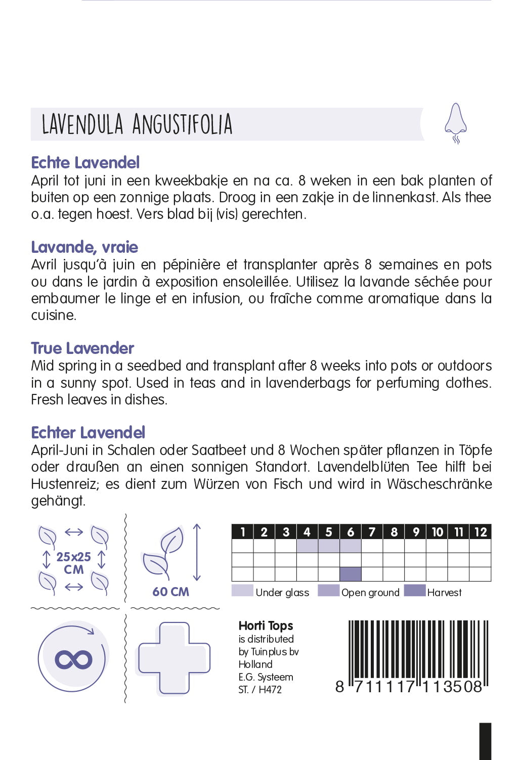 Levendula - True Lavender - 0,75g