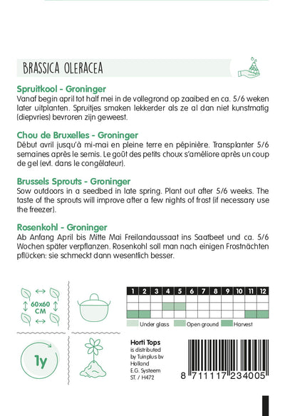 Brussels Sprouts - Groninger - 2g