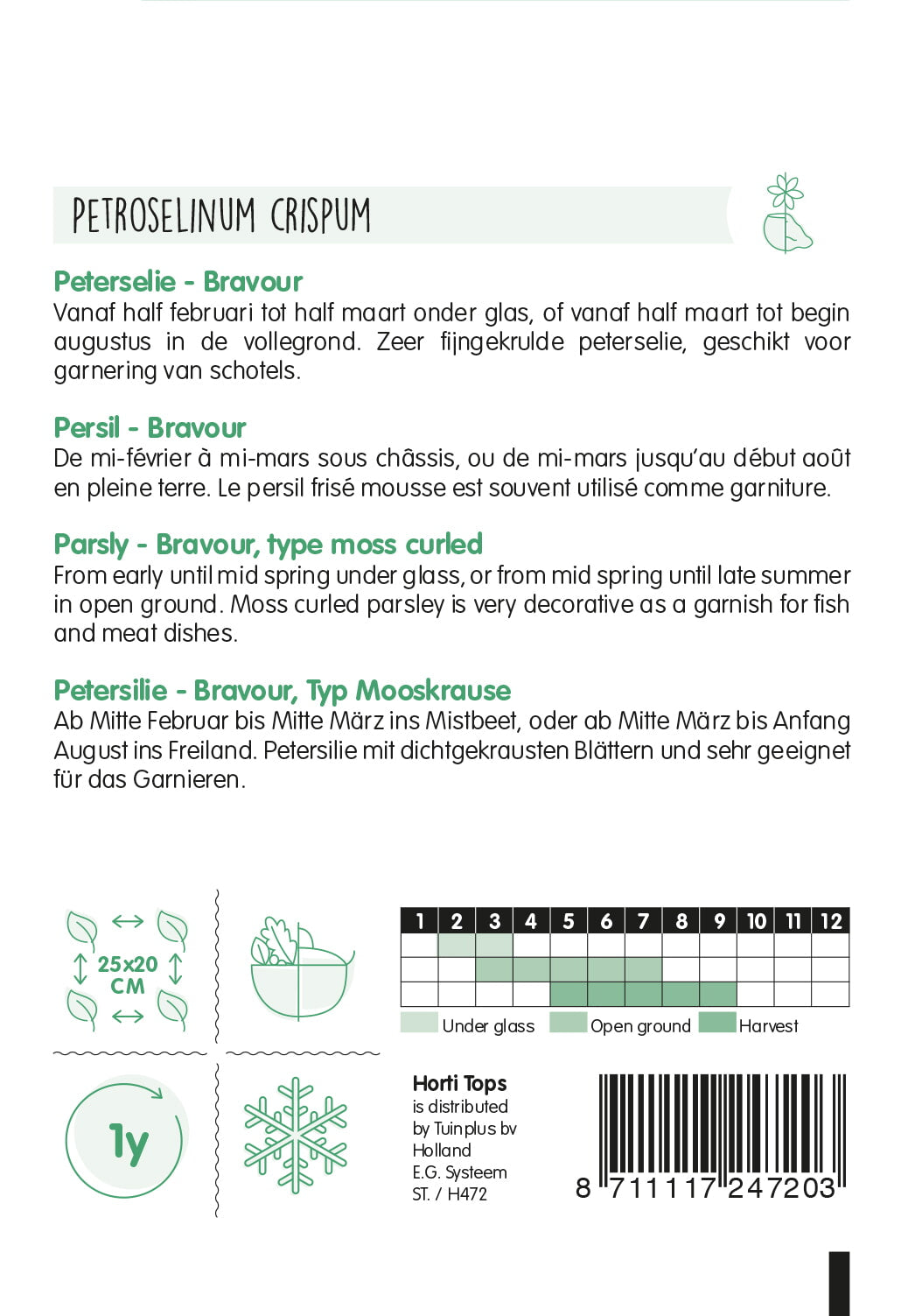 Petrezselyem - Bravour - 3g