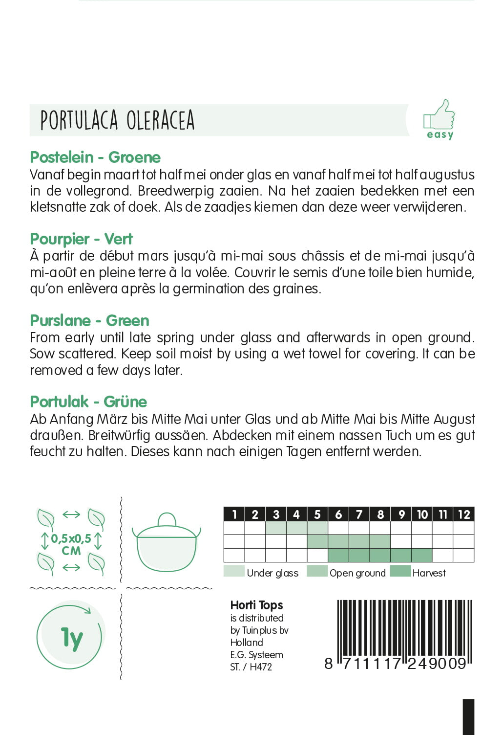 Porcsin - Groene - 10g