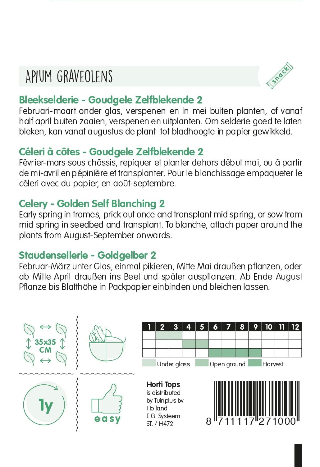 Zeller - Goudgele Zelfblekende 2 - 1g
