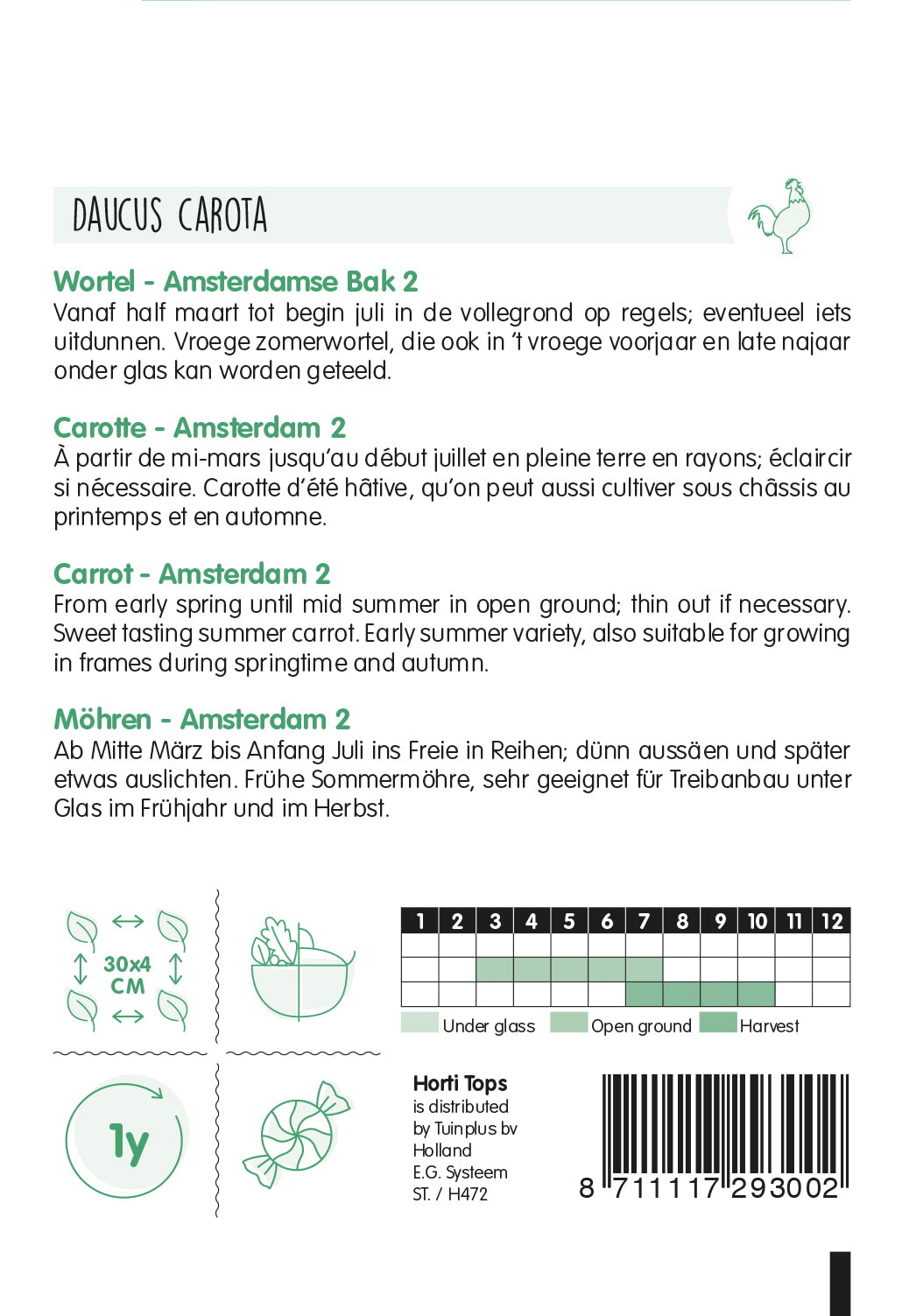 Sárgarépa – Amsterdamse Bak 2 - 5g
