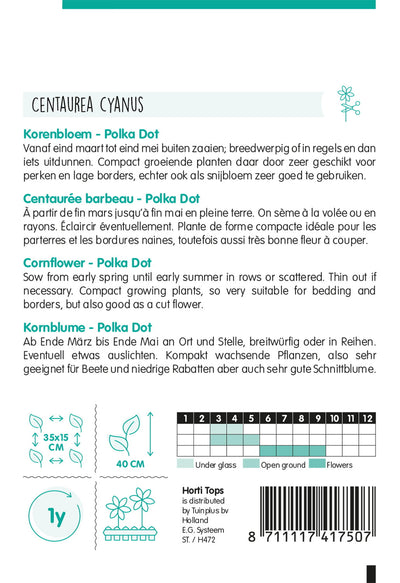 Cornflower - Polka Dot - 1,5g