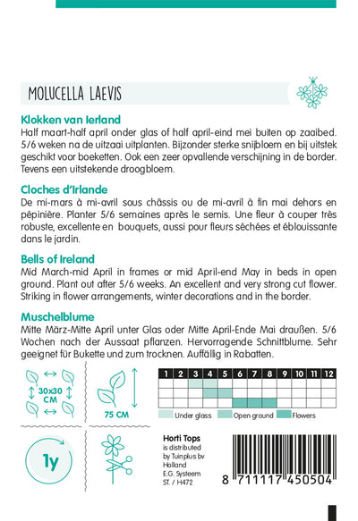 Kagylóvirág - Molucella - 0,75g