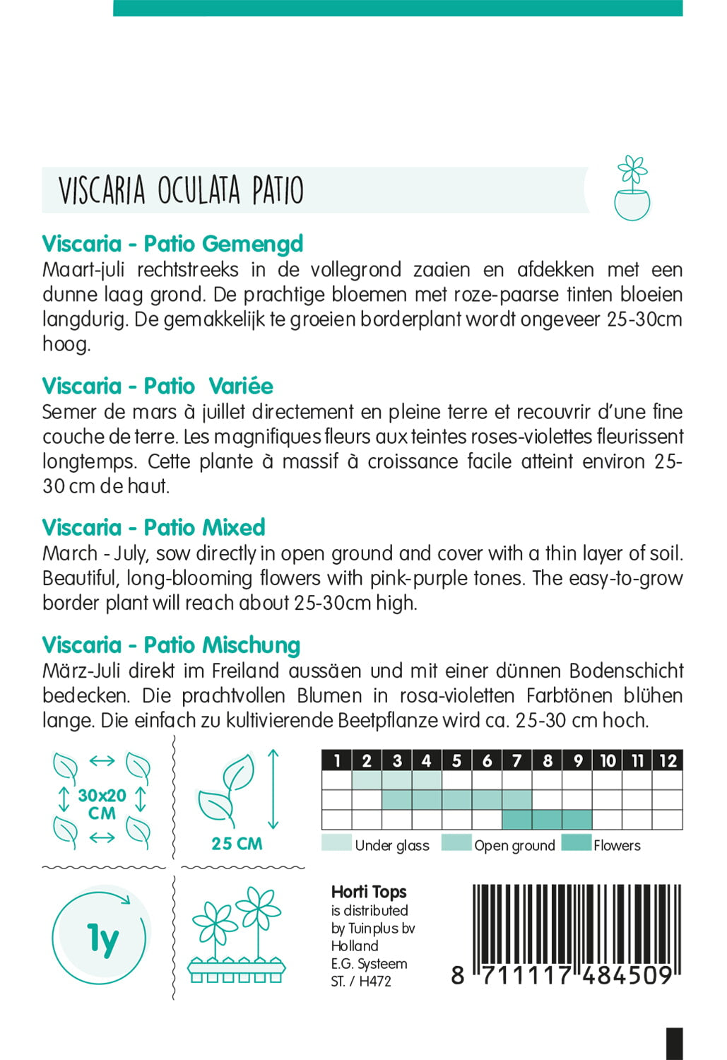 Viscaria - Patio Keverék - 0,05g