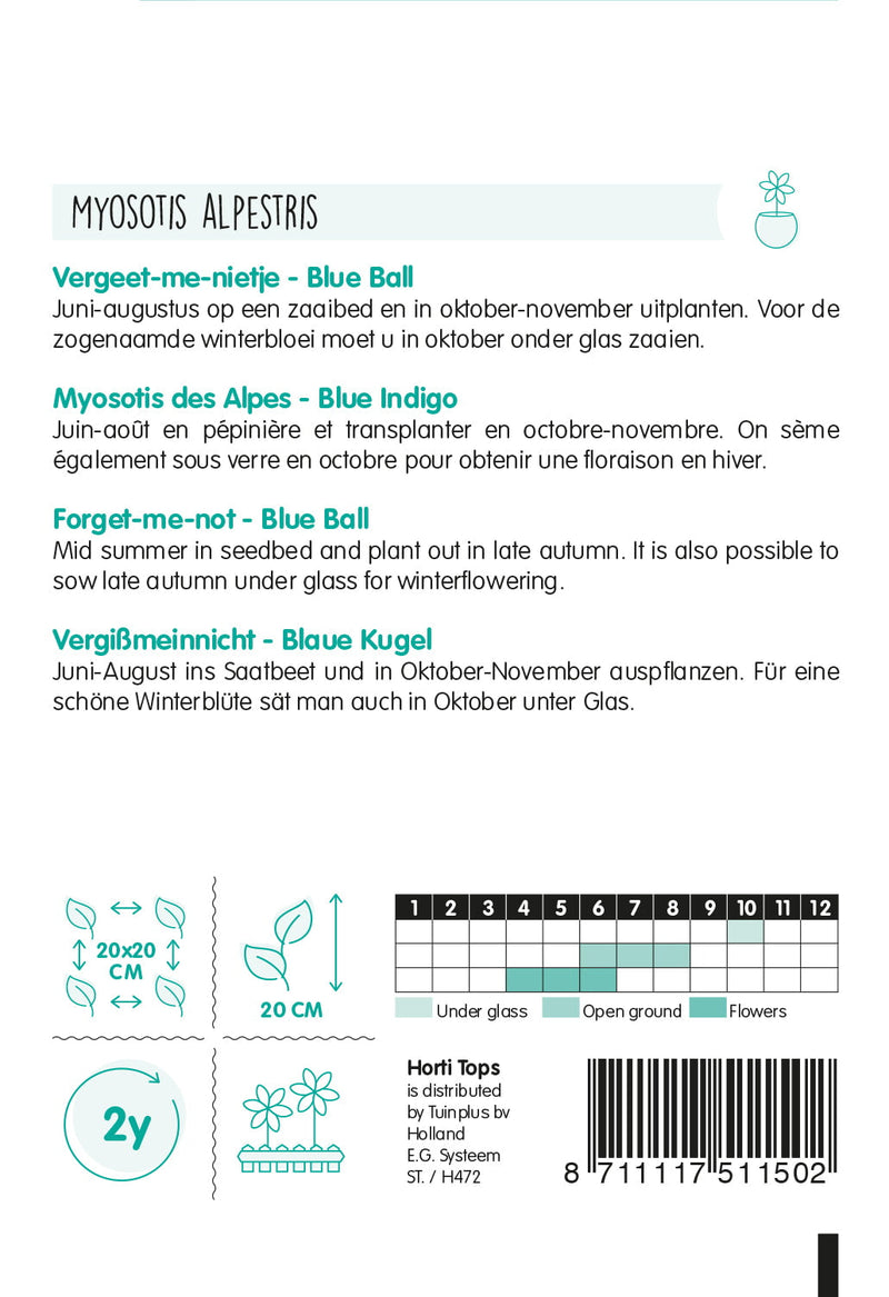 Forget-me-not - Blue Ball - 0,3g