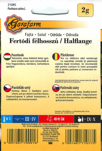 Pasztinák – Fertődi Félhosszú - 2g