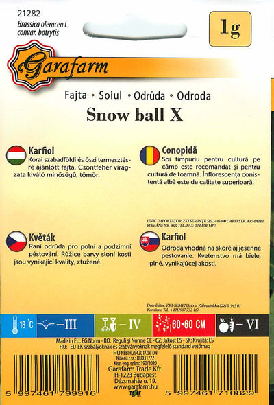 Karfiol - Snow ball X - 1g
