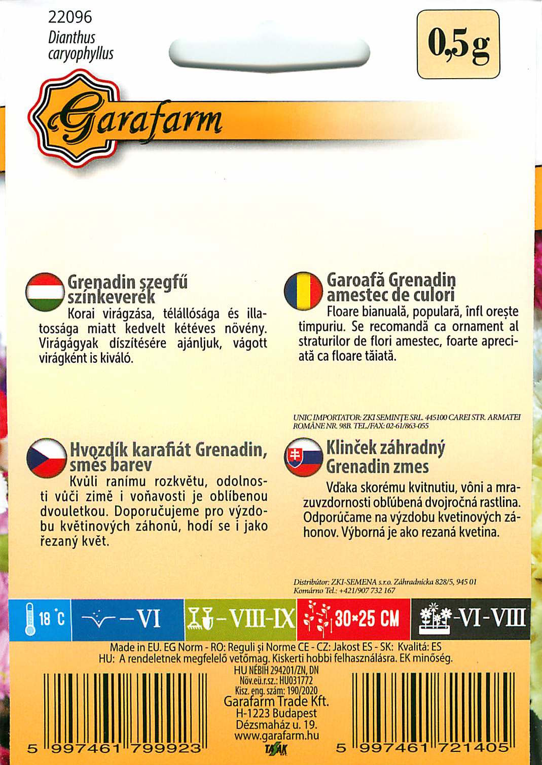 Szegfű - Grenadin - 0,5g