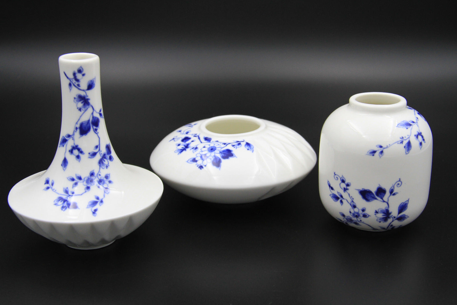 Blauw Vouw Vase 1-2