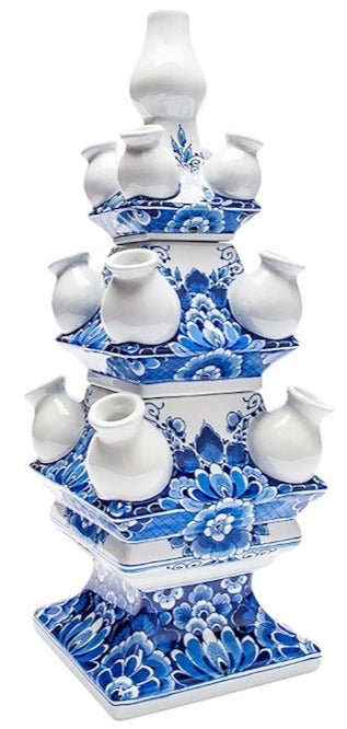 Három részes virágos váza